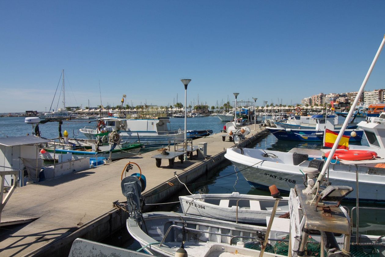 Hafen und Marina von Santa Pola