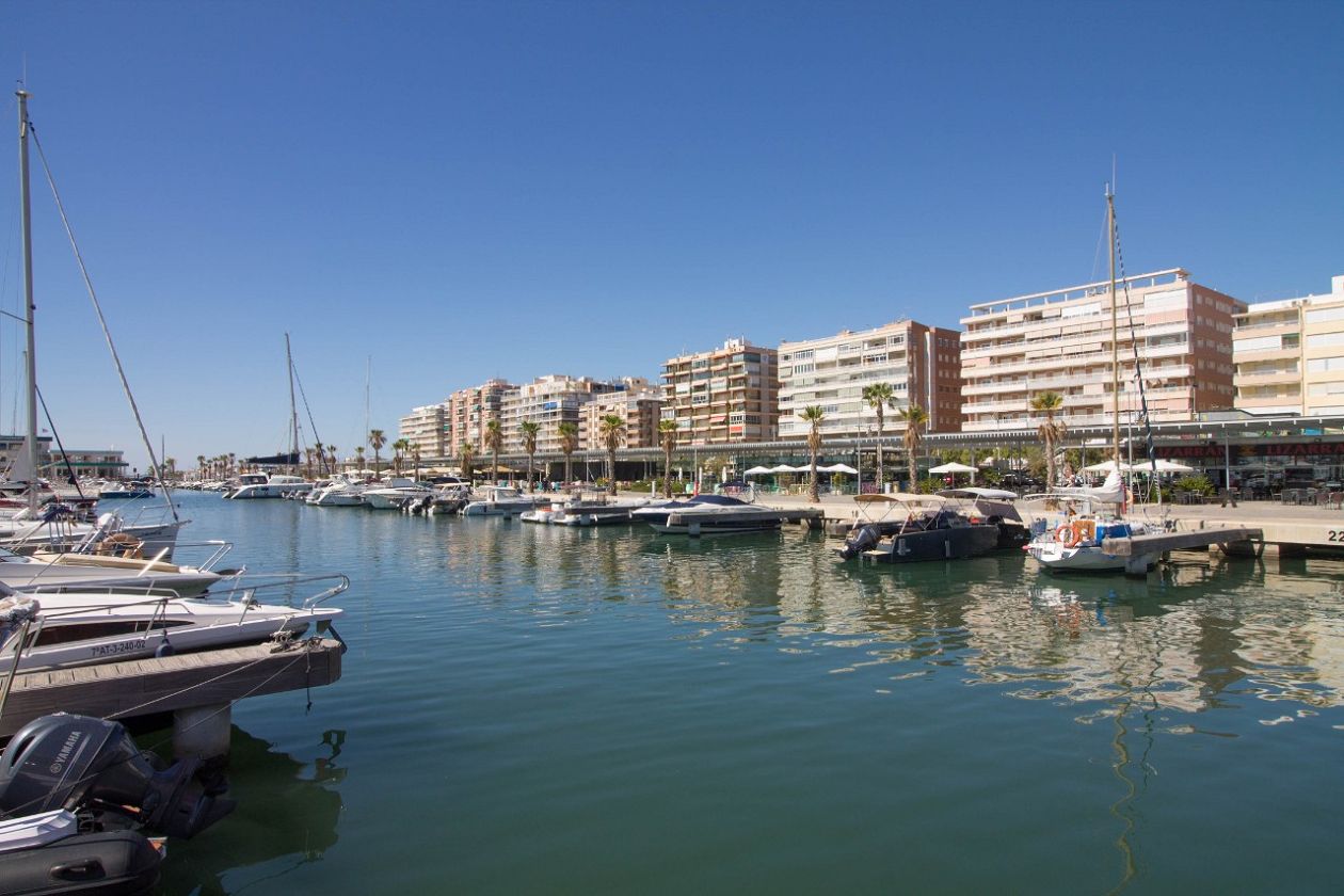Hafen und Marina von Santa Pola