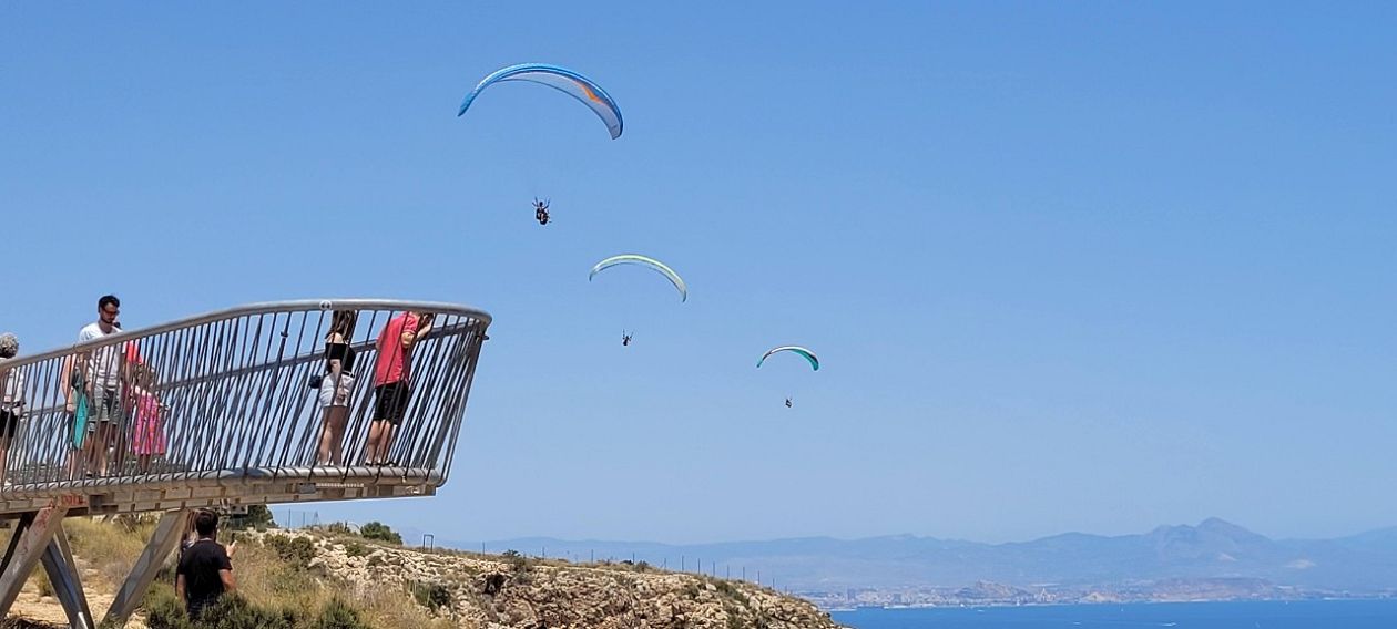 Gleitschirmfliegen Santa Pola