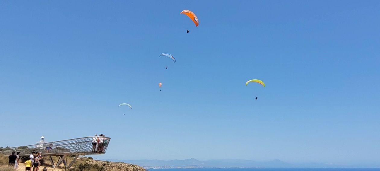 Gleitschirmfliegen Santa Pola