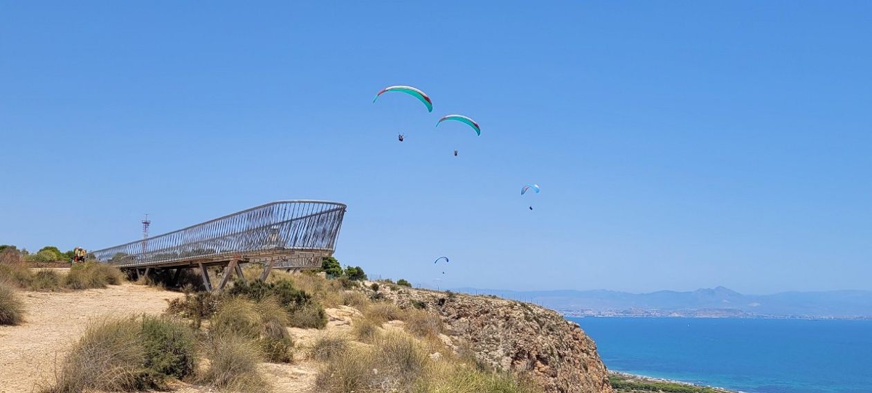 Gleitschirmfliegen Santa Pola
