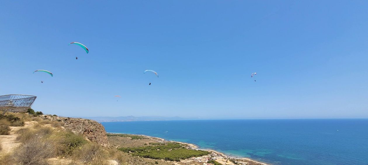 Gleitschirmfliegen Santa Pola