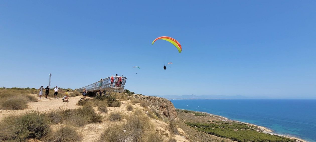 Gleitschirmfliegen Santa Pola
