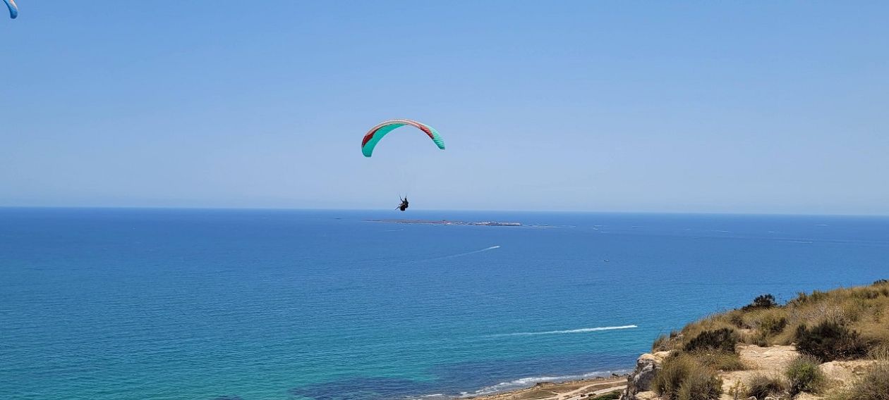 Gleitschirmfliegen Santa Pola