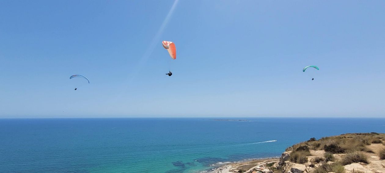 Gleitschirmfliegen Santa Pola