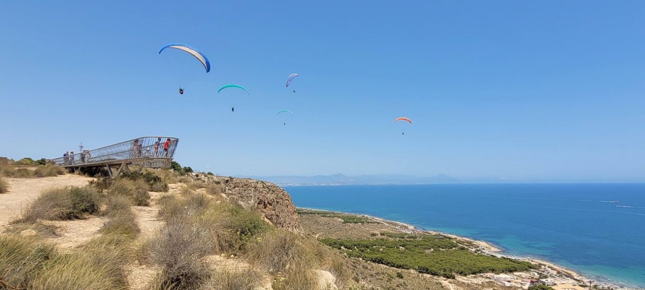 Gleitschirmfliegen Santa Pola